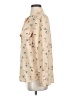 Elodie Floral Tan Long Sleeve Blouse Size S - photo 5