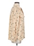 Elodie Floral Tan Long Sleeve Blouse Size S - photo 4