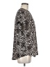 Buffalo by David Bitton 100% Polyester Animal Print Silver Short Sleeve Blouse Size M - photo 4