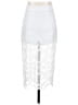Bebe White Formal Skirt Size 2 - photo 1