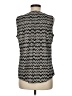 Calvin Klein Chevron-herringbone Black Sleeveless Blouse Size M - photo 2