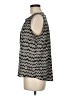 Calvin Klein Chevron-herringbone Black Sleeveless Blouse Size M - photo 5