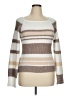 Unbranded 100% Polyester Stripes Brown Pullover Sweater Size XL - photo 1