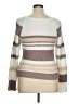 Unbranded 100% Polyester Stripes Brown Pullover Sweater Size XL - photo 2