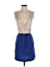 Mango 100% Polyester Color Block Blue Cocktail Dress Size XS - photo 1