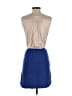 Mango 100% Polyester Color Block Blue Cocktail Dress Size XS - photo 2
