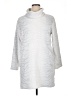 Anne Klein 100% Polyester Silver Turtleneck Sweater Size L - photo 1