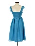 Hatch 100% Polyester Blue Cocktail Dress Size Sm Maternity (1) - photo 2