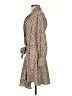 She + Sky Animal Print Brown Casual Dress Size S - photo 5