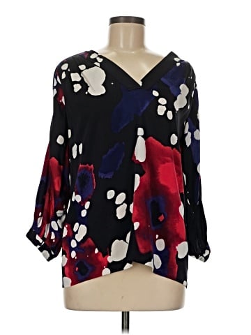 Diane von Furstenberg 3/4 Sleeve Silk Top (view 1)