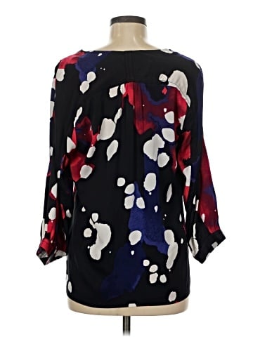 Diane von Furstenberg 3/4 Sleeve Silk Top (view 2)