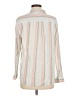 Rails Stripes Ivory Long Sleeve Button-Down Shirt Size M - photo 2