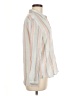 Rails Stripes Ivory Long Sleeve Button-Down Shirt Size M - photo 4
