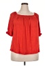 Lularoe Red Short Sleeve Blouse Size 2X - photo 1