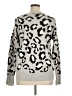 Como Vintage Animal Print Silver Pullover Sweater Size XL - photo 2