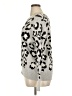 Como Vintage Animal Print Silver Pullover Sweater Size XL - photo 5