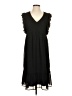 Kaari Blue 100% Polyester Black Casual Dress Size S - photo 1