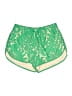 Judith March 100% Polyester Tropical Green Athletic Shorts Size S - photo 1