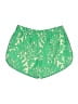 Judith March 100% Polyester Tropical Green Athletic Shorts Size S - photo 2