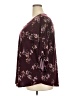 Beacon Burgundy 3/4 Sleeve Blouse Size XXL (estimated) - photo 5