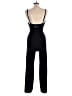 RIVET.UTILITY 100% Rayon Solid Black Jumpsuit Size L - photo 2