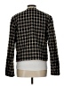 Ann Taylor LOFT Outlet 100% Polyester Houndstooth Black Jacket Size 12 - photo 2