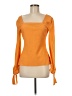 Bold Elements Orange Long Sleeve Blouse Size M - photo 1