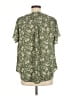 Torrid 100% Polyester Green Short Sleeve Blouse Size Med Plus (00) - photo 2