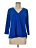 Unbranded Blue 3/4 Sleeve Blouse Size M - photo 1