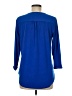 Unbranded Blue 3/4 Sleeve Blouse Size M - photo 2
