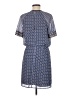 Reiss 100% Polyester Print Blue Casual Dress Size 6 - photo 2