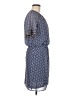 Reiss 100% Polyester Print Blue Casual Dress Size 6 - photo 4