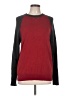 Express 100% Cotton Color Block Red Pullover Sweater Size M - photo 1