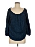 Gap Blue 3/4 Sleeve Blouse Size M - photo 1