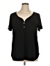 Naif Black Short Sleeve Blouse Size 1X - photo 1