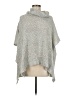 Crown & Ivy Gray Poncho One size - photo 1