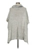 Crown & Ivy Gray Poncho One size - photo 2
