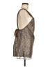 Hale Bob Print Brown Sleeveless Top Size M - photo 4