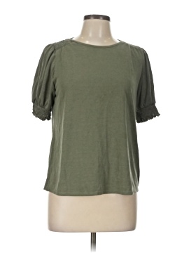 Green Envelope Short Sleeve Top