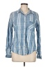 Dina Be Blue Long Sleeve Button-Down Shirt Size M - photo 1