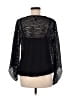 Alfani 100% Polyester Black 3/4 Sleeve Top Size M - photo 2