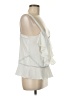 1.State 100% Polyester Silver Sleeveless Top Size M - photo 4