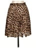Zara Animal Print Brown Casual Skirt Size XS - photo 1