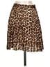 Zara Animal Print Brown Casual Skirt Size XS - photo 2