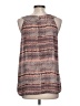 dalia 100% Polyester Orange Sleeveless Blouse Size L - photo 2