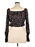 Shein 100% Polyester Black Long Sleeve Blouse Size XL - photo 2