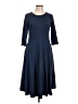 Grace Karin Solid Blue Casual Dress Size M - photo 1