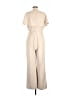 Alex Marie Solid Tan Jumpsuit Size 8 - photo 2