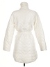 Athleta 100% Nylon Ivory Coat Size M - photo 2