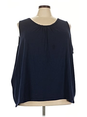 SUPREMA Essentials by Catherines Sleeveless Blouse (view 1)